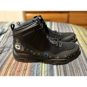 Q4 Mens Basketball 495 KOM Press Shoe Black High Top Size 8.5 Q4MB-013